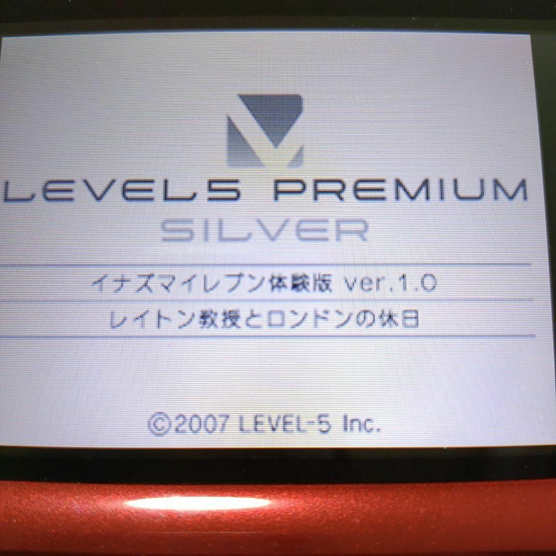 ニンテンドーDS(ニンテンドーDS)のLEVEL5　PREMIUM　SILVER エンタメ/ホビーのゲームソフト/ゲーム機本体(携帯用ゲームソフト)の商品写真