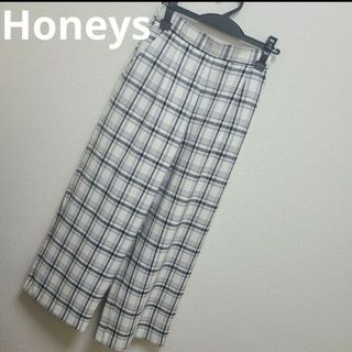 HONEYS - チェックストレートパンツ　Honeys　新品未使用タグ付き