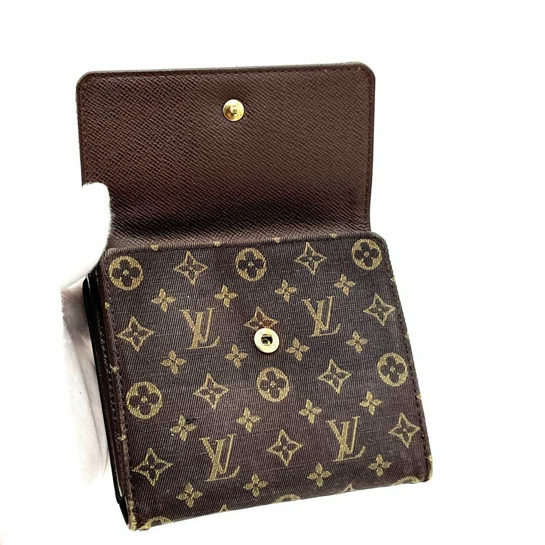 LOUIS VUITTON(ルイヴィトン)のルイヴィトン 三つ折り財布  モノグラムミニラン Wホック レディースのファッション小物(財布)の商品写真