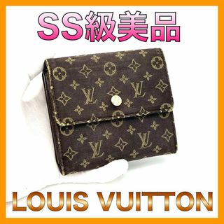 ルイヴィトン(LOUIS VUITTON)のルイヴィトン 三つ折り財布  モノグラムミニラン Wホック(財布)