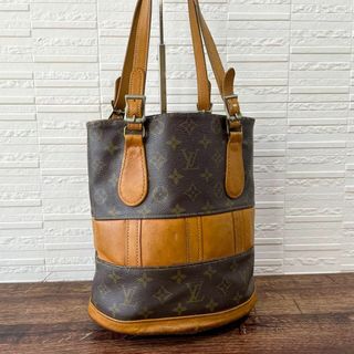 ルイヴィトン(LOUIS VUITTON)のルイヴィトン モノグラム USA バケット ショルダー トート バッグ(ハンドバッグ)