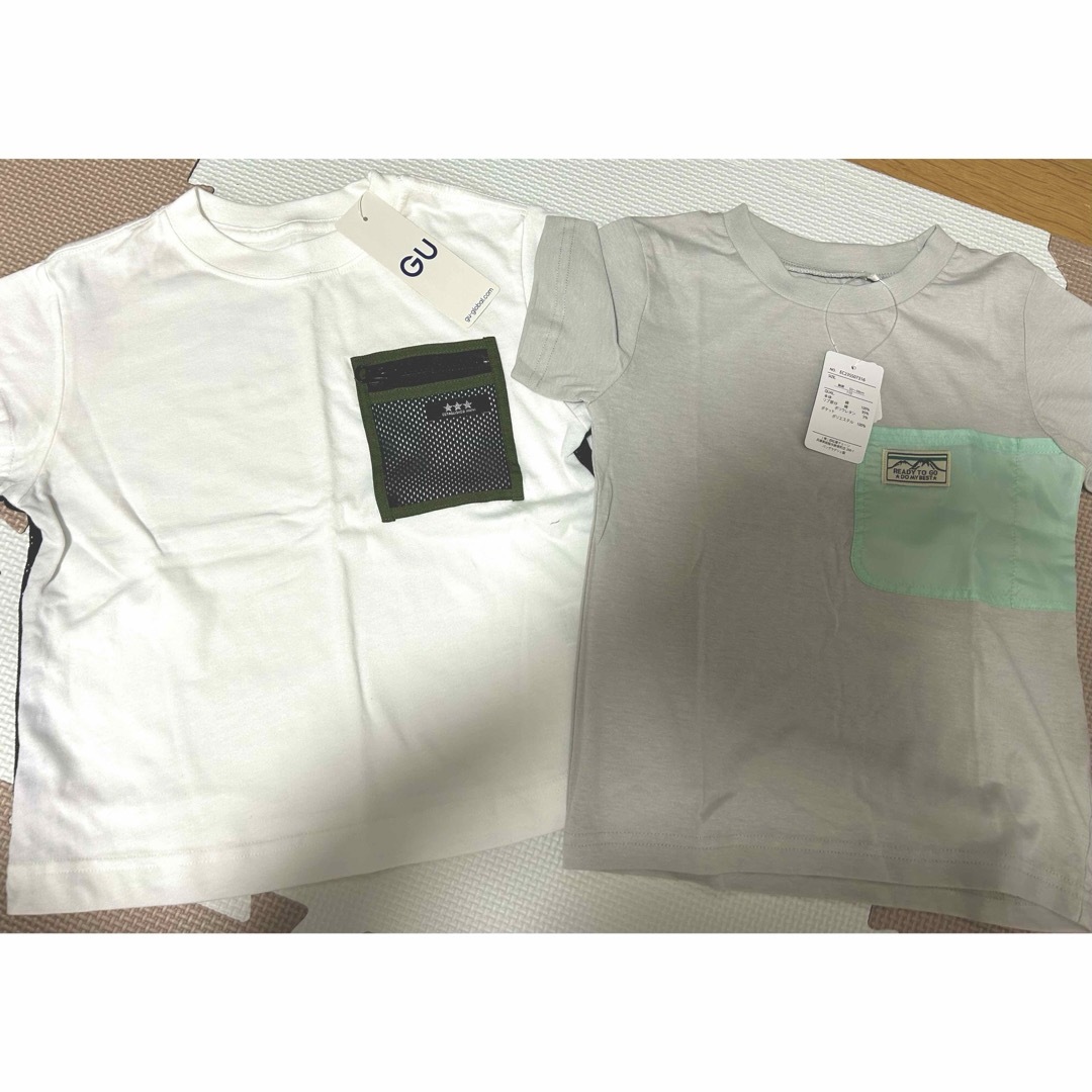 GU(ジーユー)のtシャツ キッズ/ベビー/マタニティのキッズ服男の子用(90cm~)(Tシャツ/カットソー)の商品写真