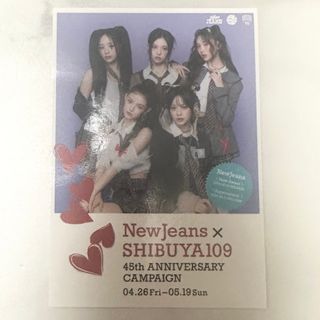 NewJeans 渋谷109限定ステッカー(キャラクターグッズ)