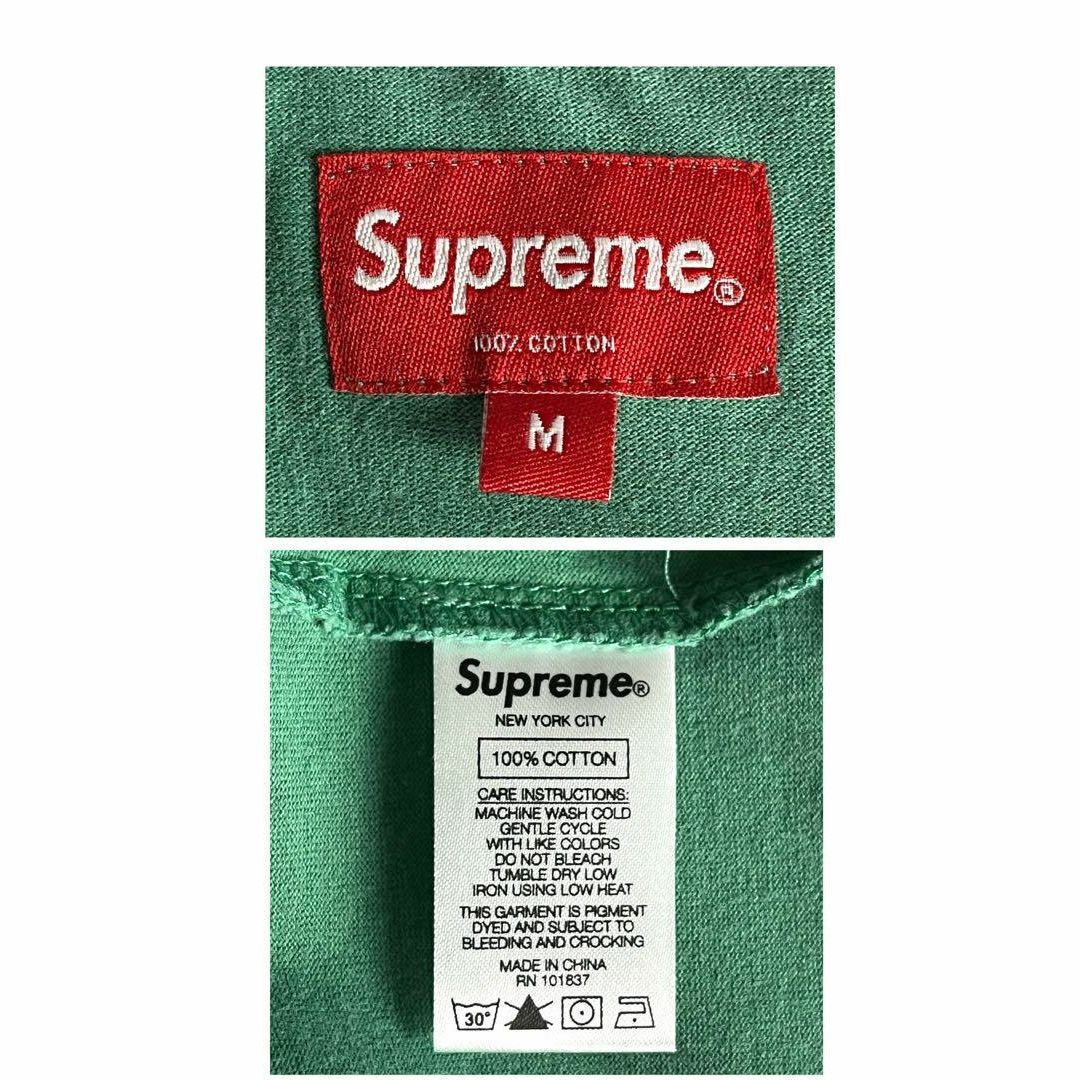 Supreme(シュプリーム)の【美品　人気ポケットT】シュプリーム☆ 刺繍ロゴ入りヴィンテージ加工 Tシャツ メンズのトップス(Tシャツ/カットソー(半袖/袖なし))の商品写真