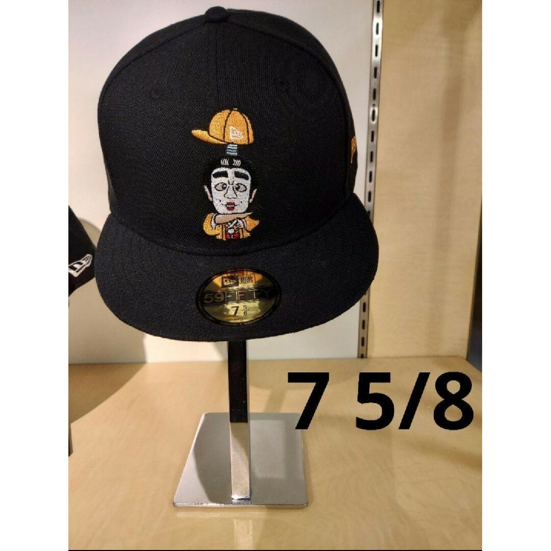 NEW ERA(ニューエラー)の【希少限定】志村けんコラボ ニューエラ 志村けんの大爆笑展 サイズ（7 5/8） メンズの帽子(キャップ)の商品写真
