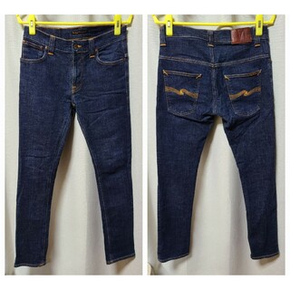 ヌーディジーンズ(Nudie Jeans)のNudie Jeans THIN FINN DRY TWILL W31L32美品(デニム/ジーンズ)