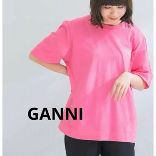 アーバンリサーチ(URBAN RESEARCH)のGANNI　Loose Fit O-neckT-shirts ガニー　Tシャツ(Tシャツ(半袖/袖なし))