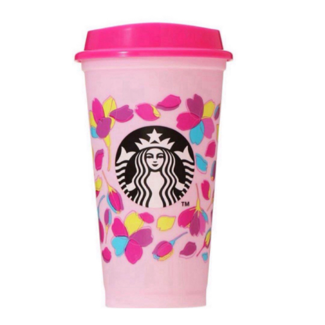 Starbucks(スターバックス)のスタバ　桜　さくら　リユーザブルカップ　２点セット❣️ インテリア/住まい/日用品のキッチン/食器(タンブラー)の商品写真