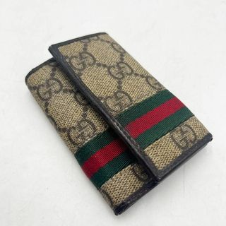 定番✨ グッチ GUCCI 6連キーケース GGスプリーム シェリーライン