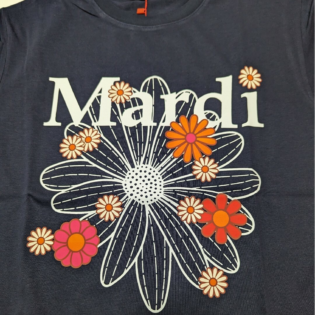 マルディメクルディ Mardi Mercredi Tシャツ ネイビー×ホワイト レディースのトップス(Tシャツ(半袖/袖なし))の商品写真