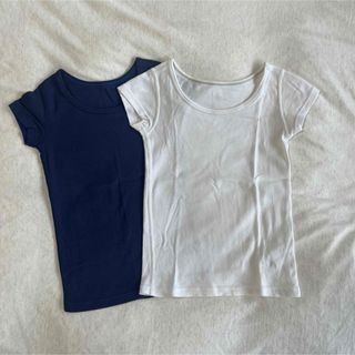 ユニクロ(UNIQLO)のUNIQLO 肌着 半袖 90cm 2枚セット(下着)