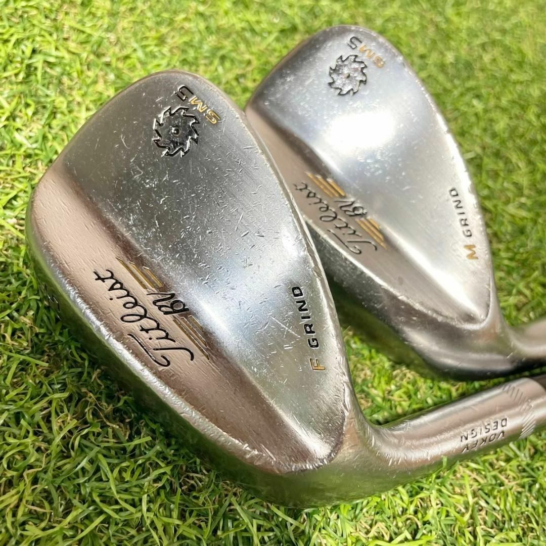 【貴重レフティ】Titleist SM5 ウェッジ　52° 58° S　左　良品 スポーツ/アウトドアのゴルフ(クラブ)の商品写真