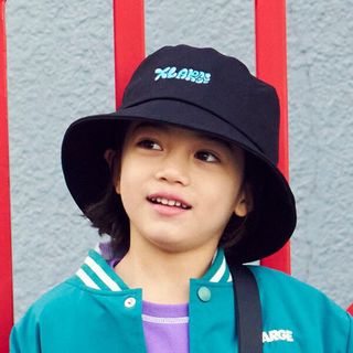 エクストララージキッズ(XLARGE KIDS)の新品 XLARGE KIDS ハット ブラック 48-52cm(帽子)