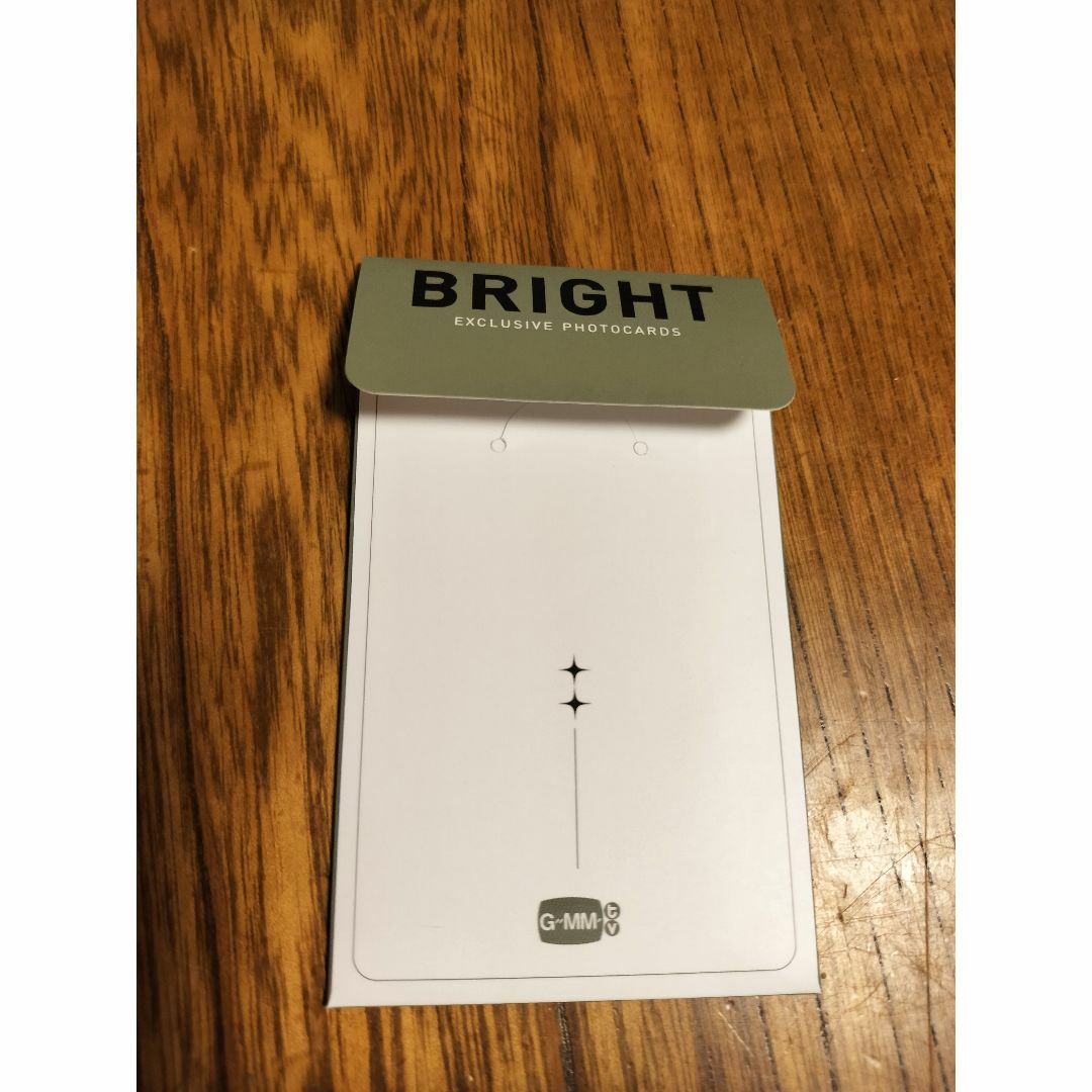 GMMTV　Bright　ミステリBOX　特典　プラスチックカード　2枚セット エンタメ/ホビーのタレントグッズ(男性タレント)の商品写真