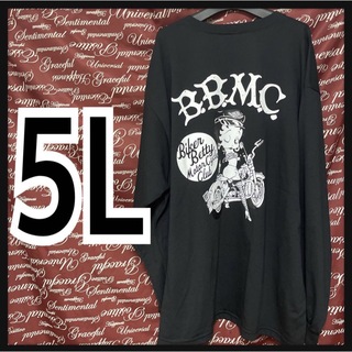 ベティブープ(Betty Boop)の5L·ベティちゃんプリントロンT新品/MCAb‐4032(Tシャツ/カットソー(七分/長袖))