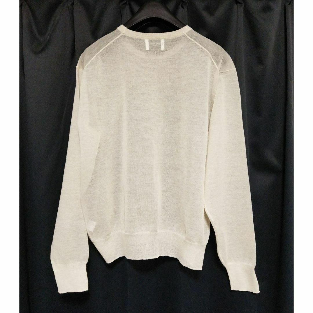 UNITED ARROWS(ユナイテッドアローズ)の【 BEIGE 】シアー クルーネック ロングスリーブ ニット レディースのトップス(ニット/セーター)の商品写真