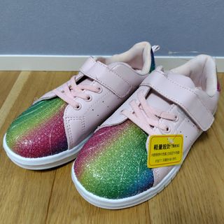 新品　スニーカー　女の子　21cm 21 ピンク　ダンスシューズ　シューズ(スニーカー)