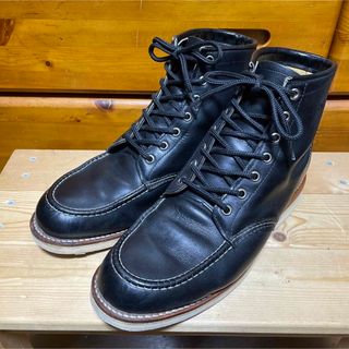 チペワ(CHIPPEWA)のチペワChippewaモックトゥブーツ9 1/2D黒タグ(ブーツ)