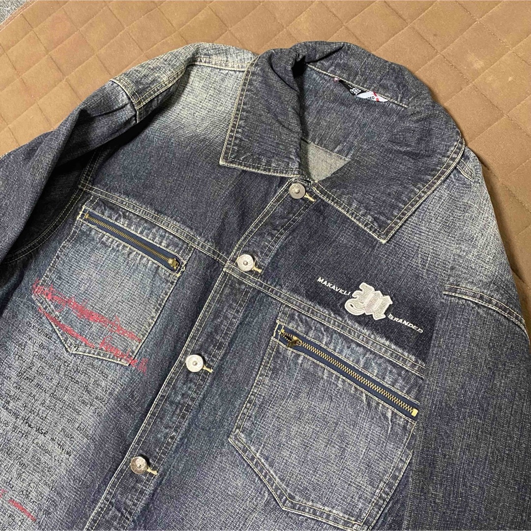 【MAKAVELI】2PAC" DENIM TRUCKER JACKET メンズのジャケット/アウター(Gジャン/デニムジャケット)の商品写真