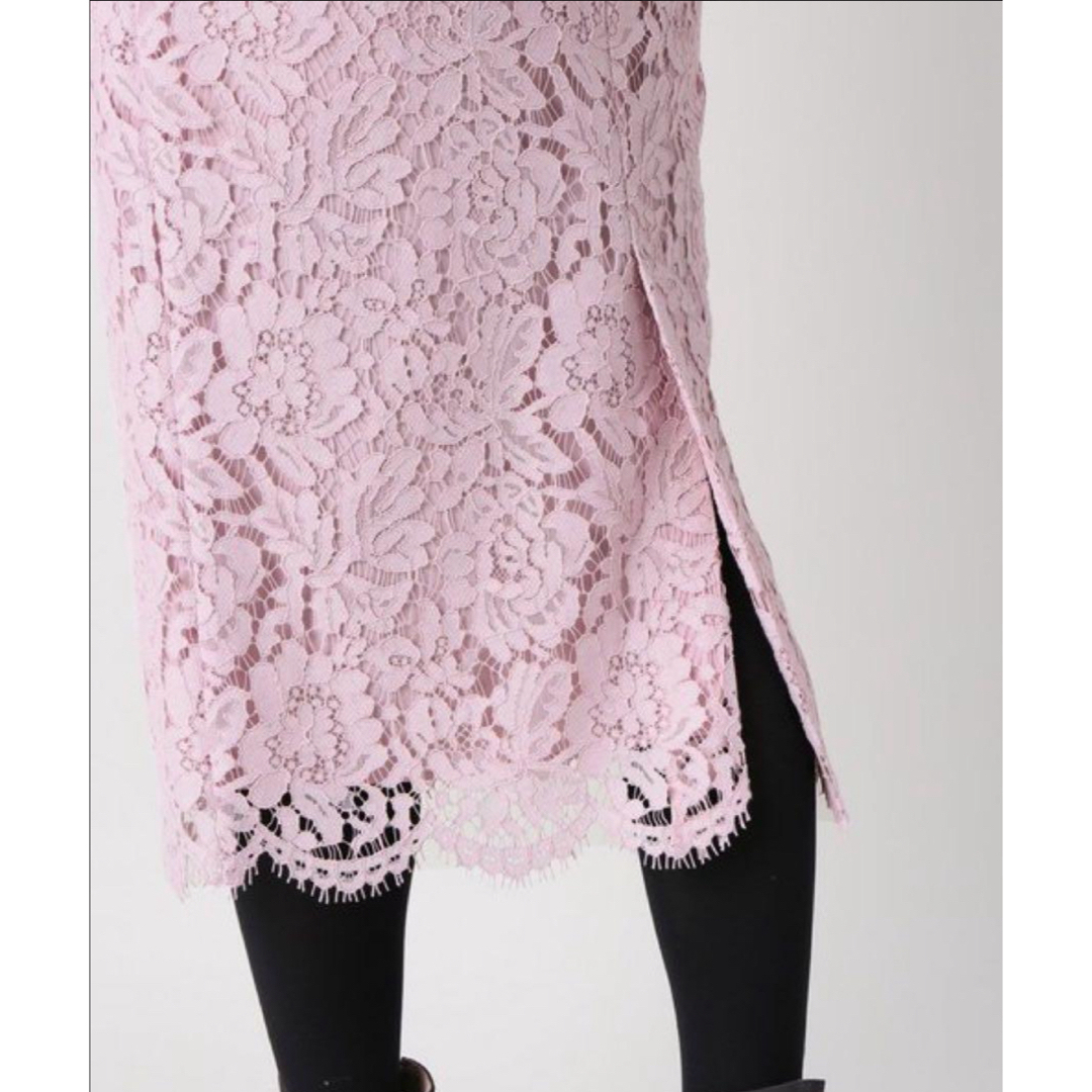 IENA(イエナ)のIENA ピンクレースタイトスカート レディースのスカート(ロングスカート)の商品写真