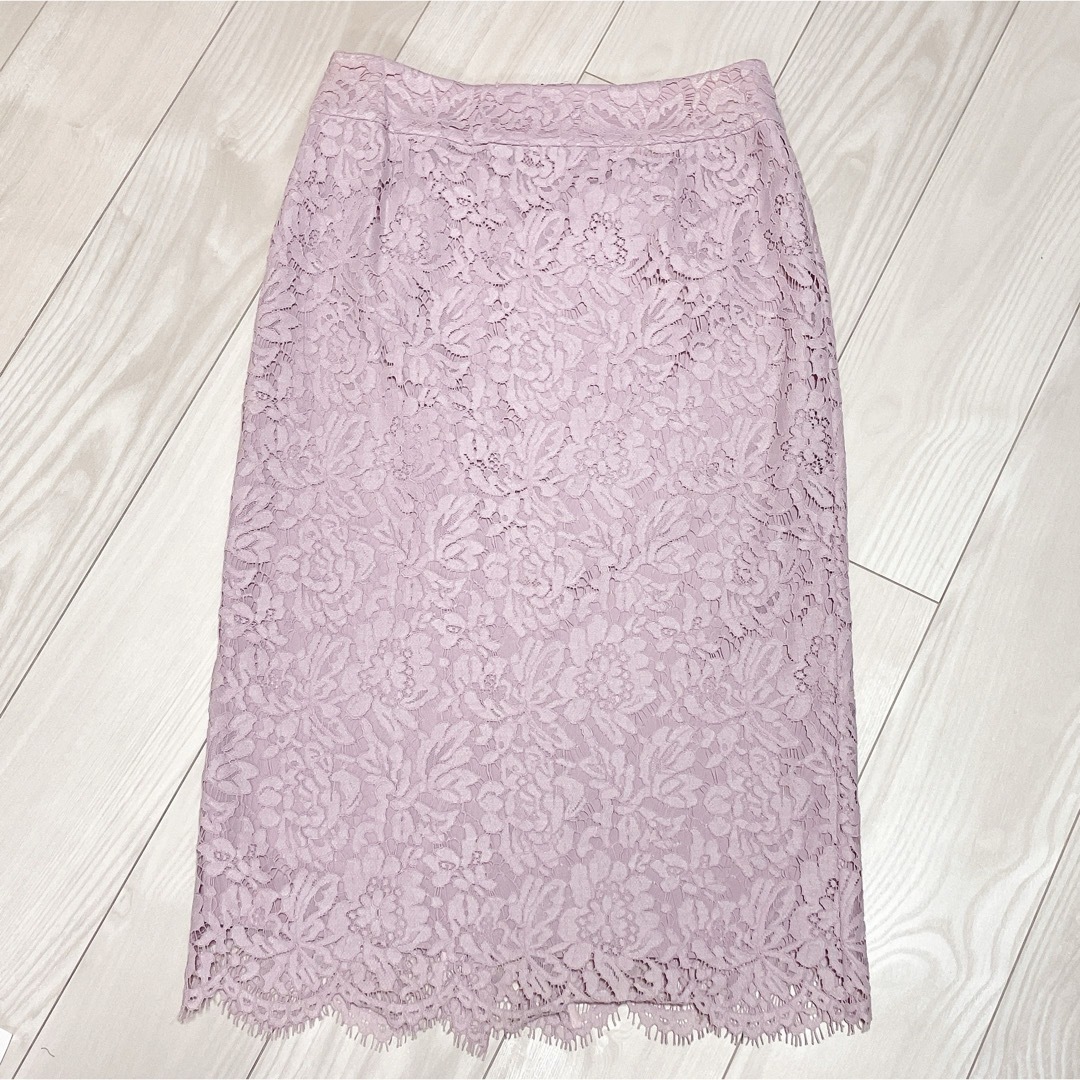 IENA(イエナ)のIENA ピンクレースタイトスカート レディースのスカート(ロングスカート)の商品写真