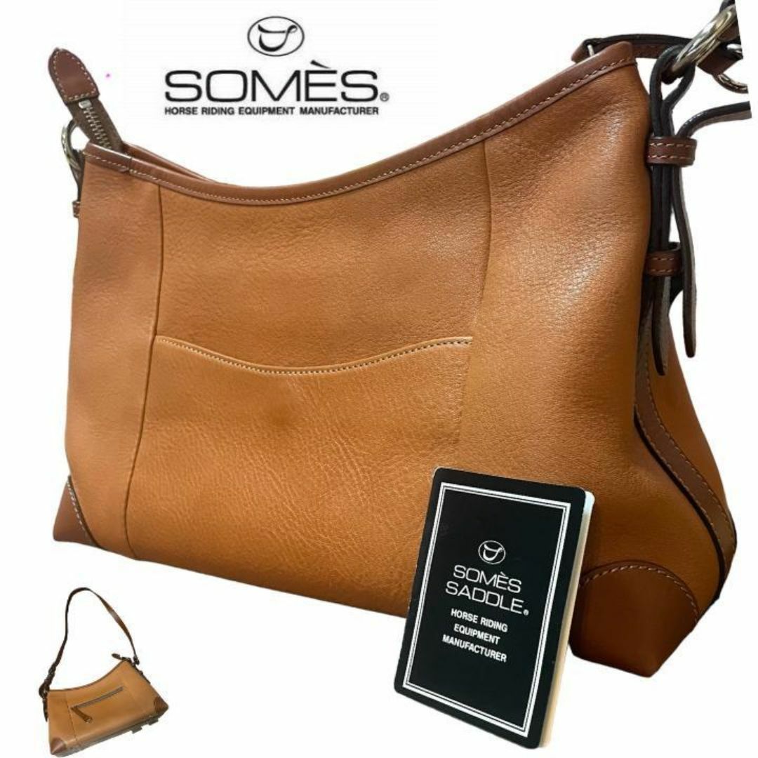 【美品】SOMES SADDLE ソメスサドル ショルダーバッグ 2way 本革 レディースのバッグ(ショルダーバッグ)の商品写真