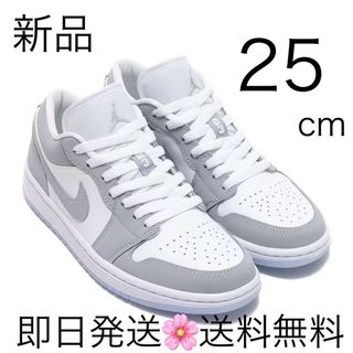 ナイキ(NIKE)の国内正規品 25cm ナイキ WMNS エアジョーダン1 LOW AJ1 グレー(スニーカー)