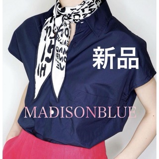 マディソンブルー(MADISONBLUE)の【新品タグ付】MADISONBLUE 定価42900円 グラフィティ スカーフ(バンダナ/スカーフ)