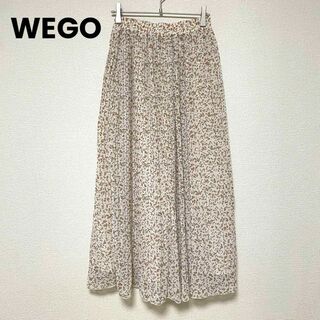 WEGO - xx76 WEGO/プリーツスカート/フレアスカート/花柄総柄/ウエストゴム