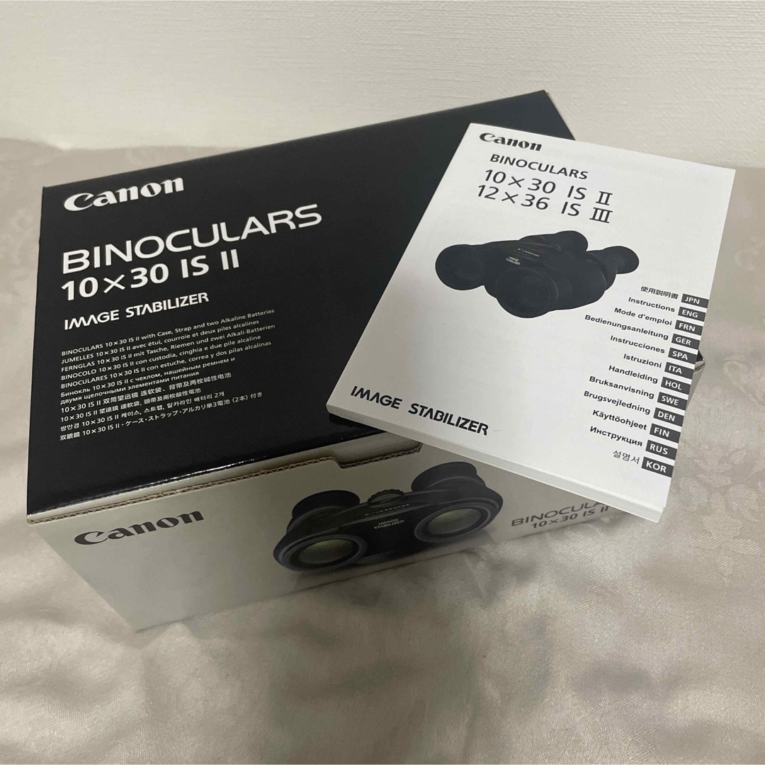 Canon(キヤノン)の防振双眼鏡 10×30 canon キャノン BINOCULARS  スマホ/家電/カメラのスマホ/家電/カメラ その他(その他)の商品写真