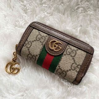 ☆GUCCI☆グッチ オフディア シェリーライン GGスプリーム キーケース