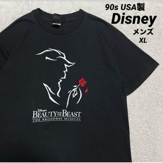 Disney - 90s USA製 ディズニー 美女と野獣 ブロードウェイミュージカル メンズXL