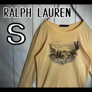 ラルフローレン(Ralph Lauren)の【希少デザイン】　ラルフローレン　ロンT 長袖カットソー　ロゴ刺繍　アニマルT(Tシャツ(長袖/七分))