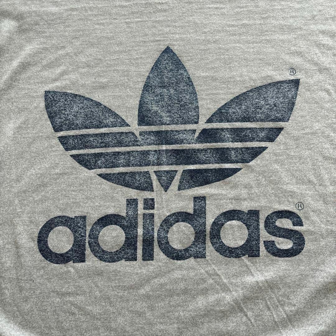 80s adidas  Made in USA Tシャツ 両面プリント XL相当 メンズのトップス(Tシャツ/カットソー(半袖/袖なし))の商品写真