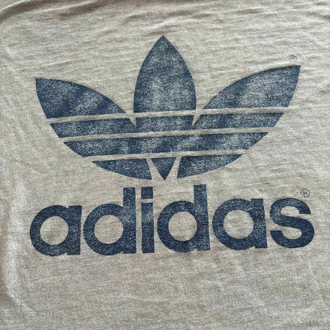 80s adidas  Made in USA Tシャツ 両面プリント XL相当 メンズのトップス(Tシャツ/カットソー(半袖/袖なし))の商品写真