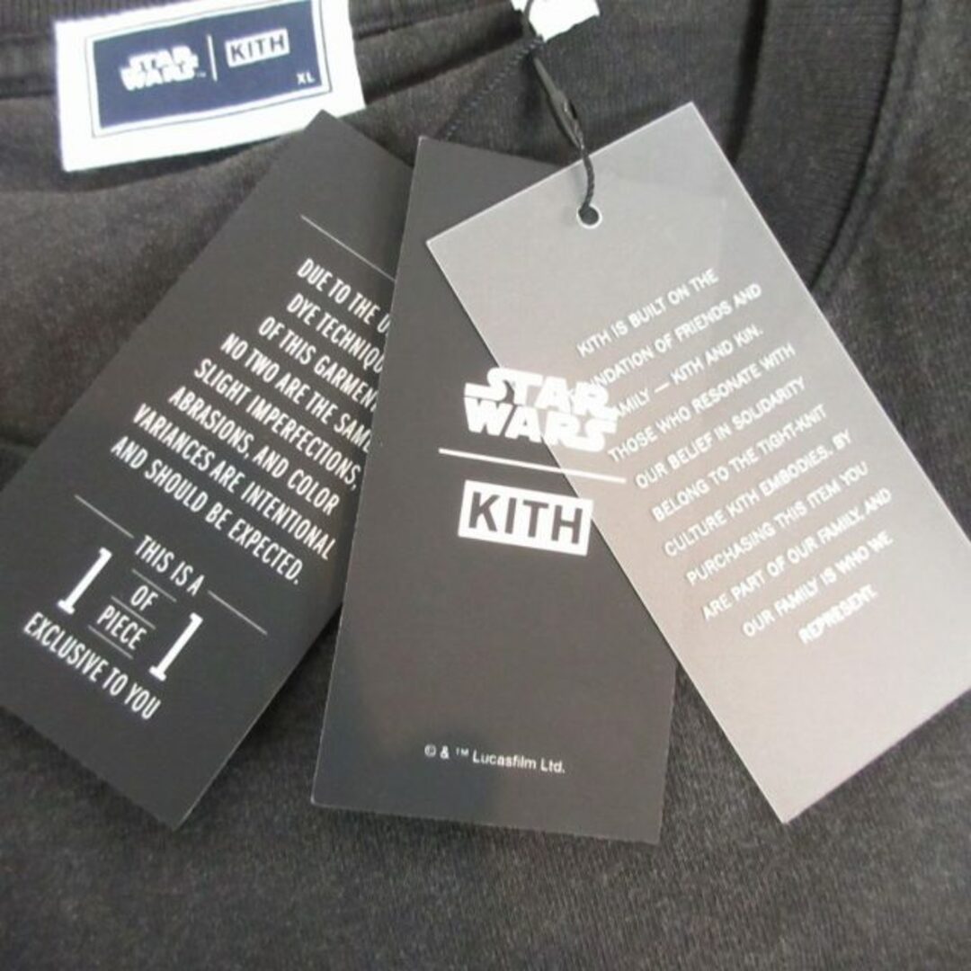 KITH× スターウォーズ タグ付 クレジット ヴィンテージ Tシャツ 黒 XL メンズのトップス(Tシャツ/カットソー(半袖/袖なし))の商品写真