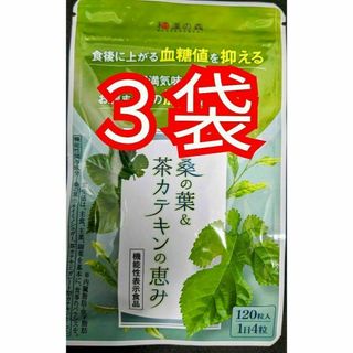 和漢の森　桑の葉&茶カテキンの恵み　１２０粒入り　３袋(その他)