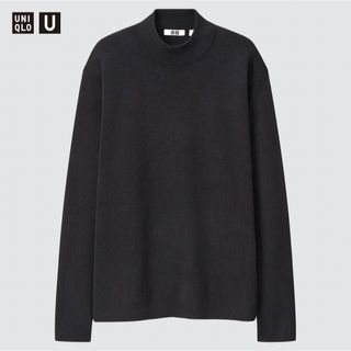 ユニクロ(UNIQLO)のメリノブレンドモックネックセーター UNIQLO ユニクロ(ニット/セーター)