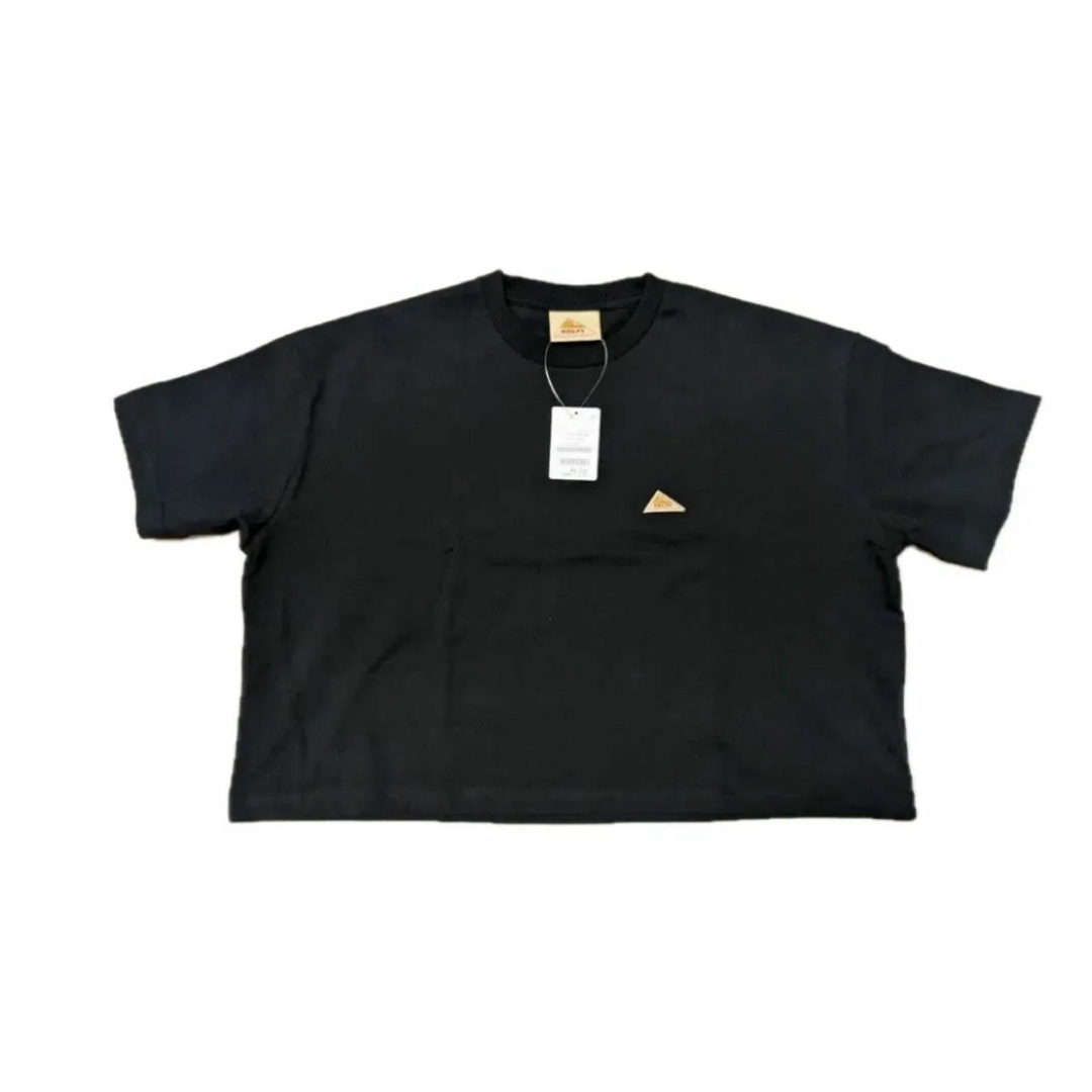 KELTY(ケルティ)の新品　KELTY×FREAK'S STORE別注ショート丈Tシャツ黒(限定) レディースのトップス(Tシャツ(半袖/袖なし))の商品写真