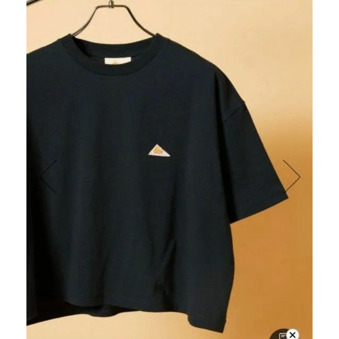 KELTY(ケルティ)の新品　KELTY×FREAK'S STORE別注ショート丈Tシャツ黒(限定) レディースのトップス(Tシャツ(半袖/袖なし))の商品写真