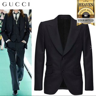 グッチ(Gucci)のGUCCI 2020春夏 ほぼ新品　パーティジャケット48サイズ(テーラードジャケット)