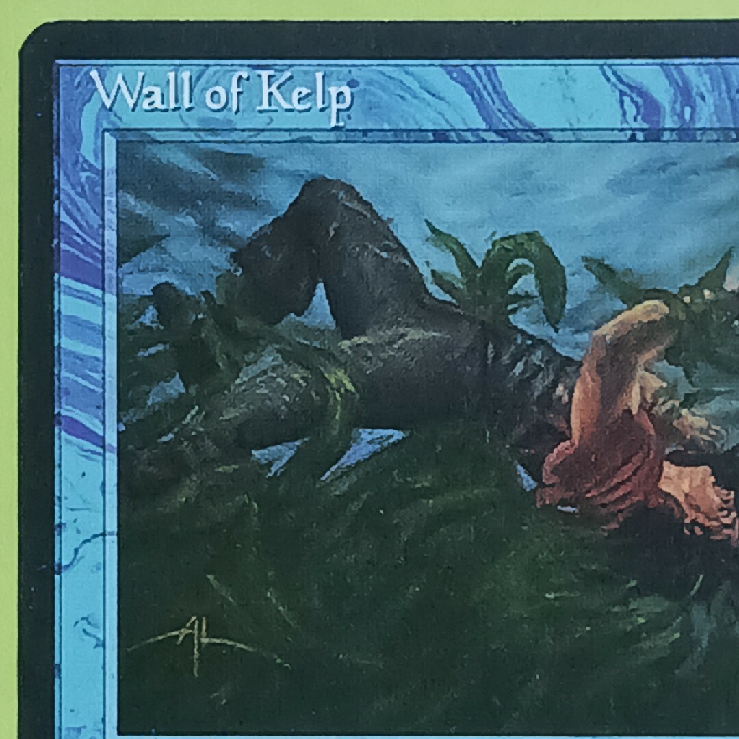マジック：ザ・ギャザリング(マジックザギャザリング)のMTG Wall of Kelp(キズ) エンタメ/ホビーのトレーディングカード(シングルカード)の商品写真