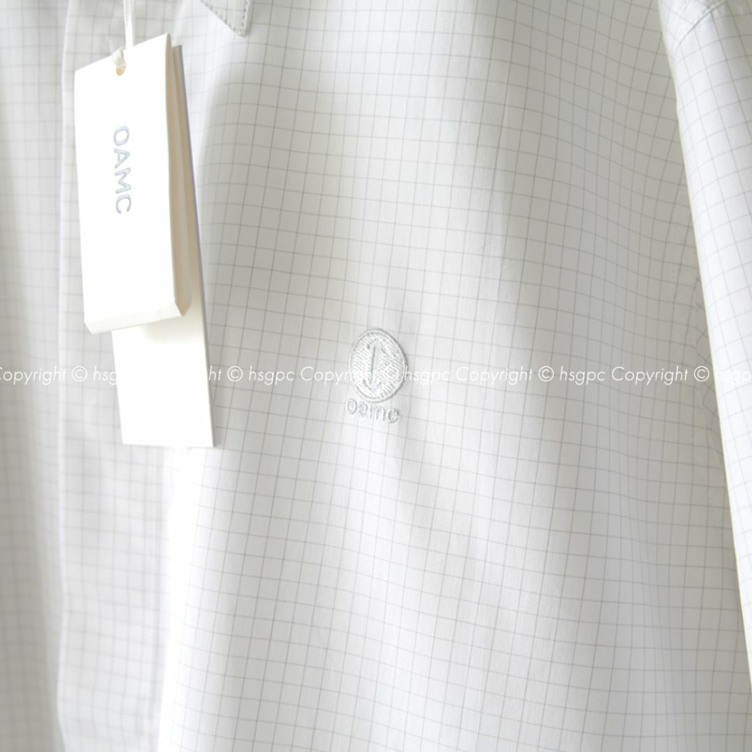 OAMC(オーエーエムシー)のOAMC グリッドシルクパッチ altitude オーバーサイズシャツ ブラウス メンズのトップス(シャツ)の商品写真