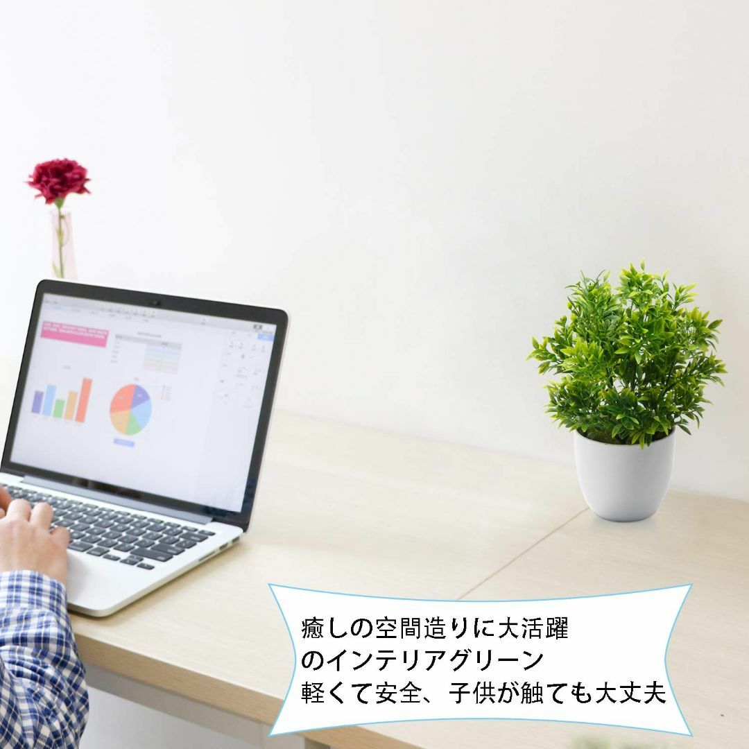 【色: グリーン2】TOSSOW 人工観葉植物 フェイクグリーン 観葉植物 フェ その他のその他(その他)の商品写真