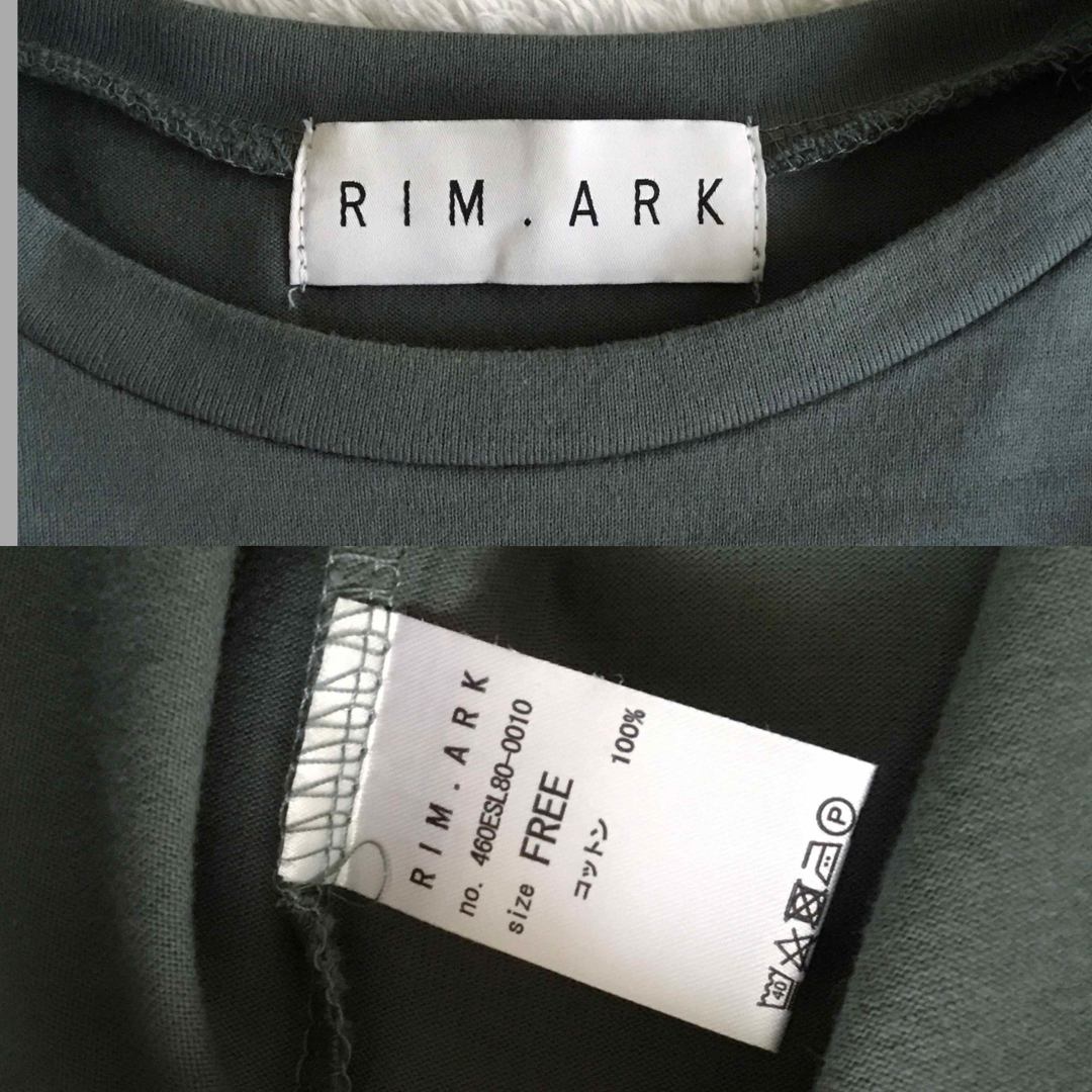 RIM.ARK(リムアーク)のRIM.ARK リムアーク　Vest layered cut tops FREE レディースのトップス(カットソー(長袖/七分))の商品写真