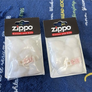 ジッポー(ZIPPO)のZIPPO ジッポー コットン＆フェルト オイルライター専用綿 2点(その他)