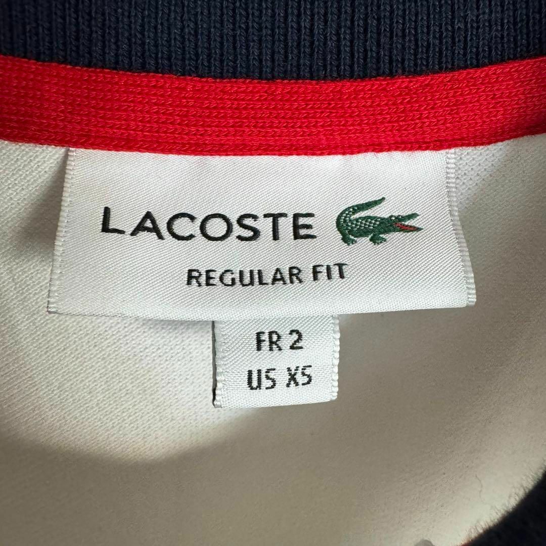 LACOSTE(ラコステ)の【超希少デザイン】　美品　ラコステ　ポロシャツ　クレイジーパターン　ビッグロゴ メンズのトップス(ポロシャツ)の商品写真