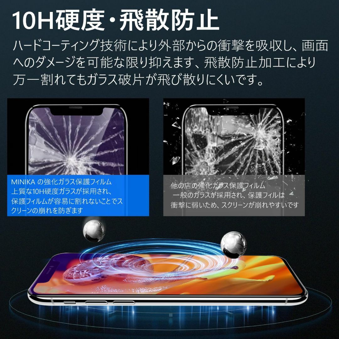 【サイズ:iPhoneXR/11_色:1枚セット【全面保護】】iPhone XR スマホ/家電/カメラのスマホアクセサリー(その他)の商品写真