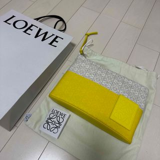 ロエベ(LOEWE)の美品★ロエベ LOEWE 2023★オブロング ポーチ★クラッチ(クラッチバッグ)