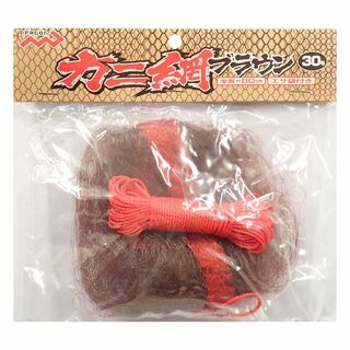 MARUSHINGYOGU(マルシン漁具) DRAGON カニ網 ブラウン 30(その他)